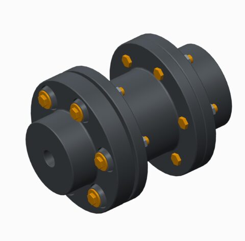 Pin Bush Coupling With spacer